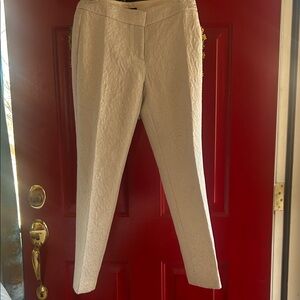 Sparkly White Textured Pants